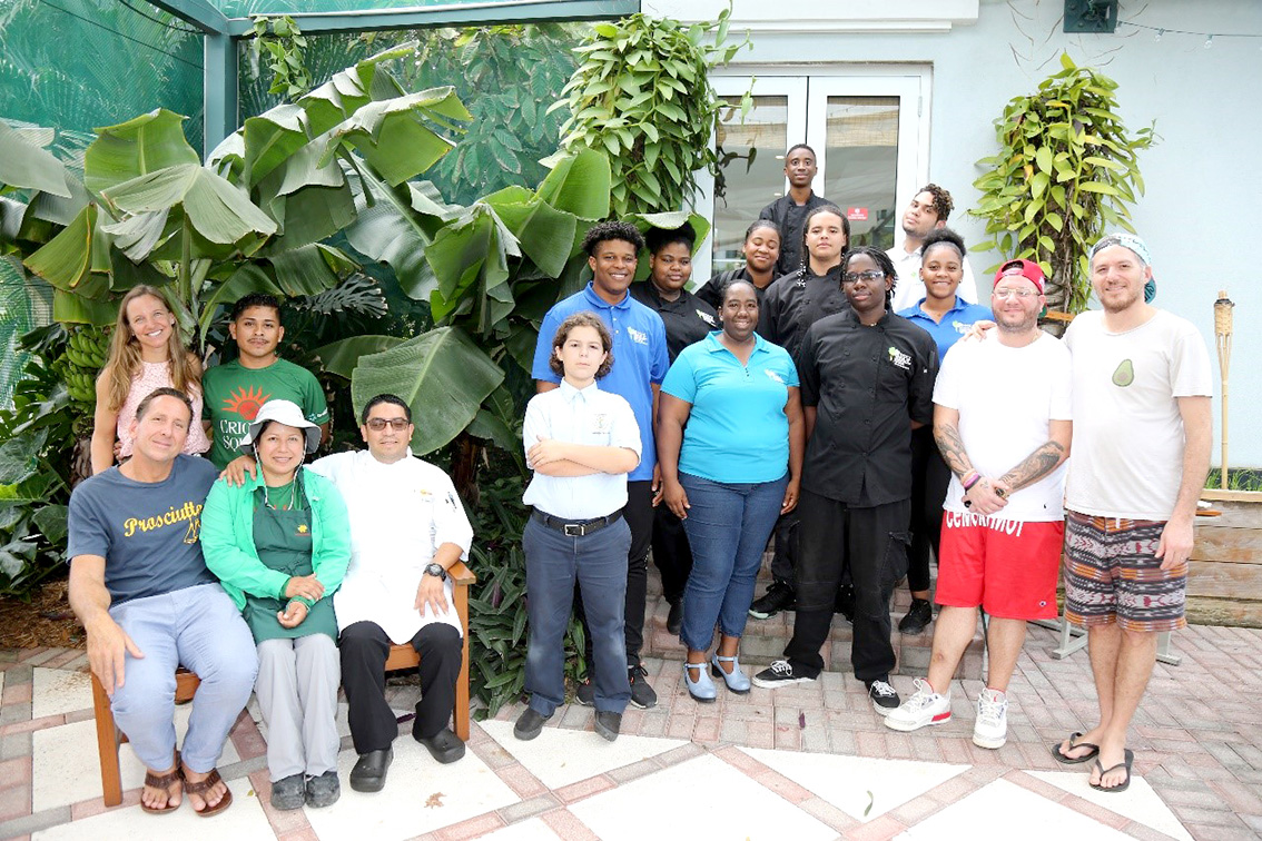 Cayman Islands School of Hospitality Studies students visit Brasserie