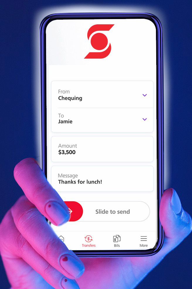direct deposit info scotiabank app