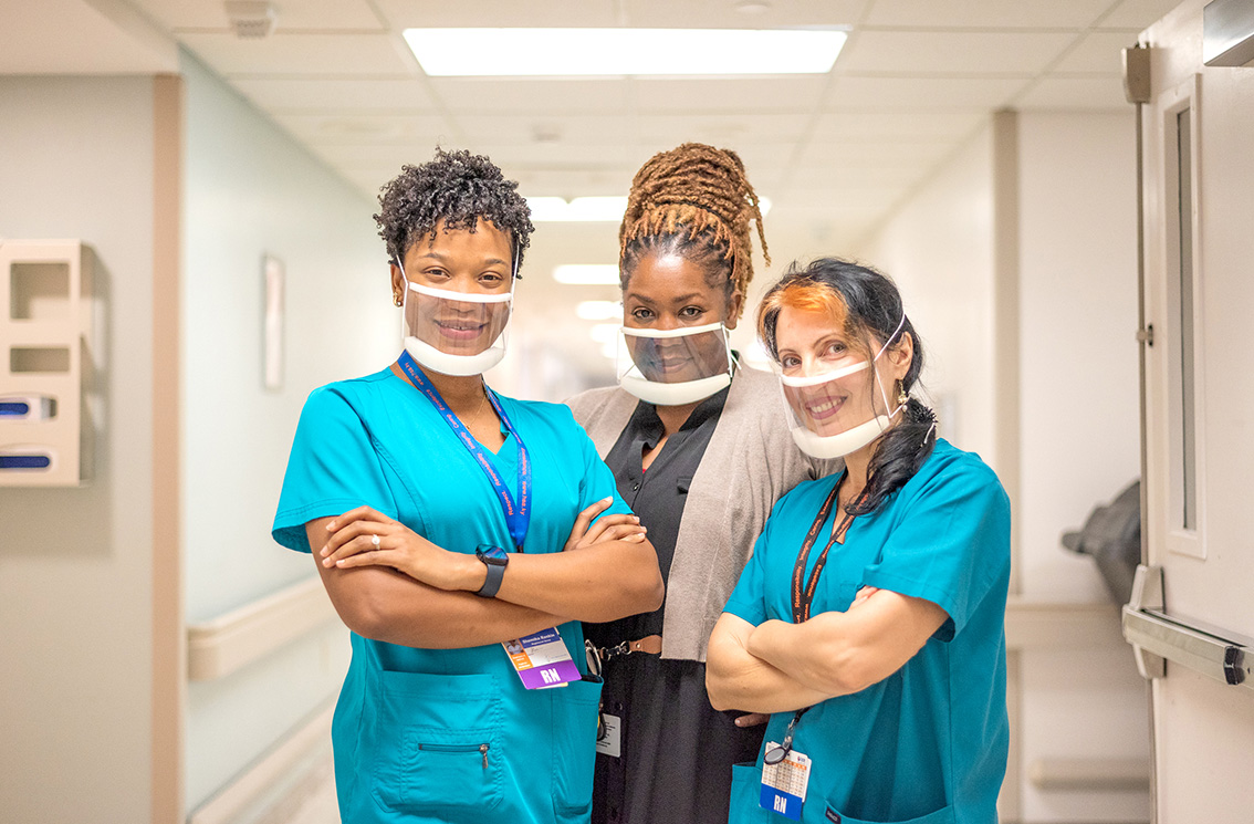 Clear masks option available for HSA hearing impaired patients