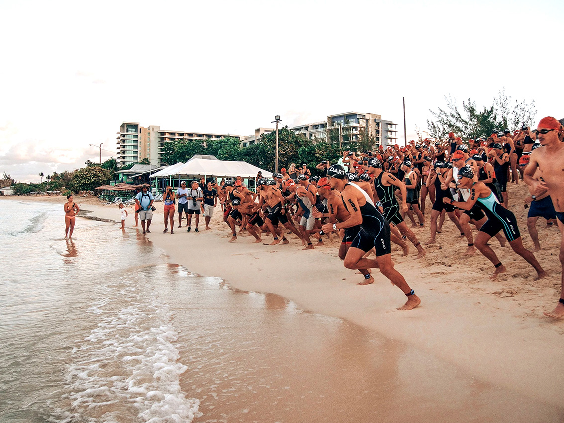 Triathletes get their flex on