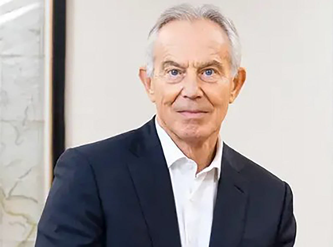 EX UK PRIME MINISTER TONY BLAIR PUTS BRITISH POLITICS ON NOTICE