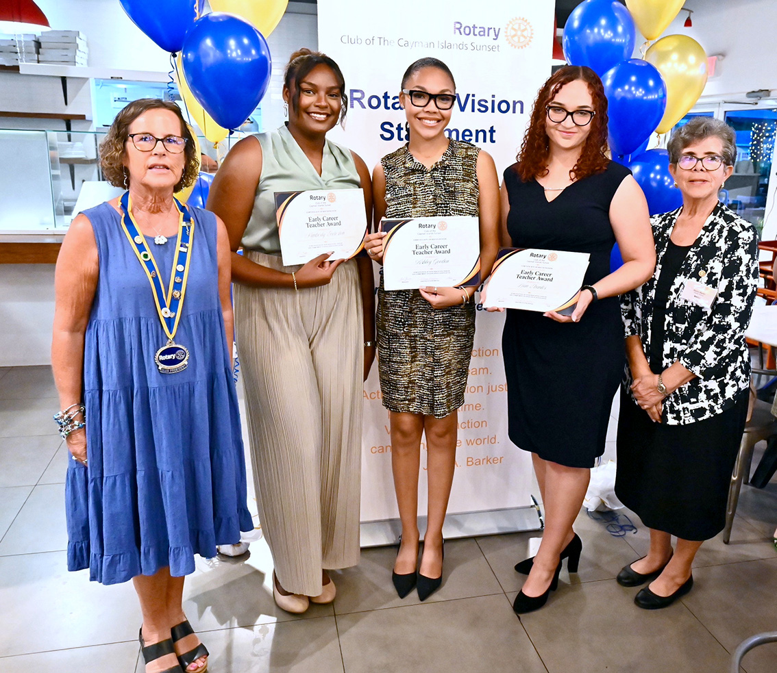 Rotary Sunset Honours Three Rising Stars in Education at Joyful Early Career Teacher Awards Evening