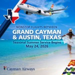 Cayman Airways announces new nonstop summer service between Cayman and Austin, Texas