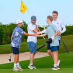 Juniors teed up for fun with senior partners
