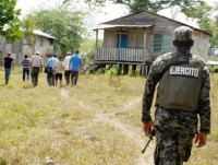 Honduras soldiers break criminal activity