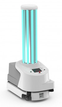 Robot that kills pathogens in the workplace