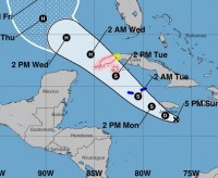CAYMAN UNDER STORM WARNING