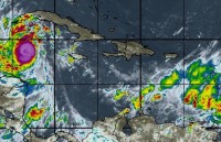 Hurricane Delta Crosses Cayman as a Category 4