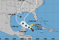 Tropical Depression forms WSW of Grand Cayman