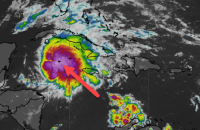 Eta causes flooding remains a Tropical Depression