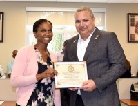 Sherelle Clarke wins first Employee of the Month Award for 2021