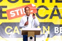 KENNETH BRYAN BATS FOR GEORGE TOWN CENTRAL
