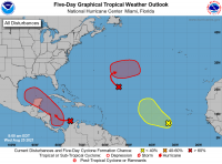 Heavy Showers, Moderate Seas and Winds expected : Tropical Depression likely to form
