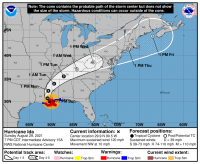 HURRICANE IDA BEARS DOWN ON NEW ORLEANS ON KATRINA ANNIVERSARY