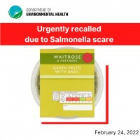 Waitrose recalls Waitrose & Partners “Green Pesto with Basil” Waitrose recalls Waitrose & Partners “Green Pesto with Basil”