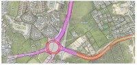 Linford Pierson Highway New Temporary Road Layout Is In Effect