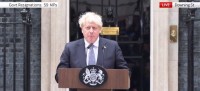 BORIS JOHNSON RESIGNS AS BRITISH PRIME MINISTER