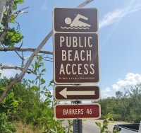 Commission seeks Help to Recover Beach Access Signs