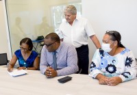 Final Sections of the New John Gray High School Are Handed Over to the DES