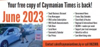 CAYMANIAN TIMES FREE NEWSPAPERS ARE BACK