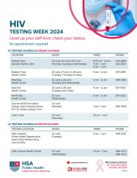 Free HIV tests offered island-wide to mark HIV Testing Week