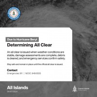 Cayman awaits all clear