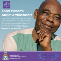 Last Chance to Nominate for Older Person’s Month 2024 Ambassadors