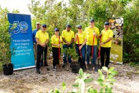 Cayman National donates fifty trees at Malportas Pond Bird Sanctuary