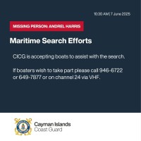 Call for Boaters to Assist in Search Efforts