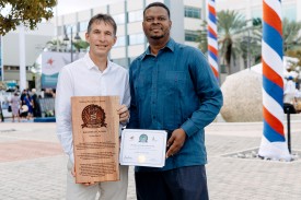 Flow Honoured as “Builder of Cayman”