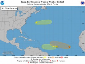 Cayman Islands National Weather Service Monitors Atlantic Tropical Wave