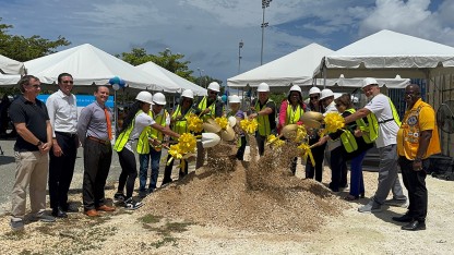 Government and CIASA Break Ground on Cayman Islands Aquatic Centre