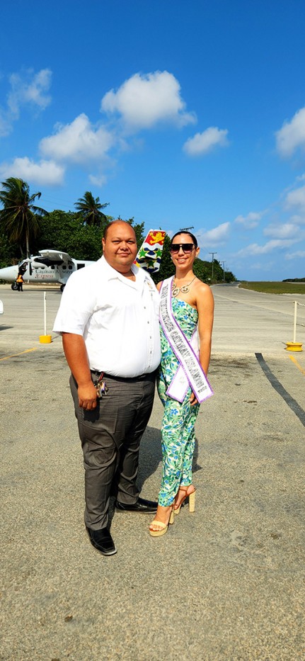Miss Universe Cayman Islands 2023, Ileann Powery visits Sister Islands