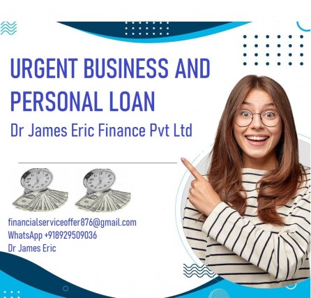 Business loans and Personal loans are available