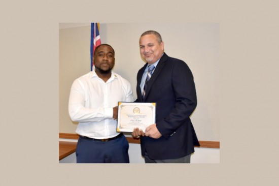 Joel Burke’s leadership applauded with EOM