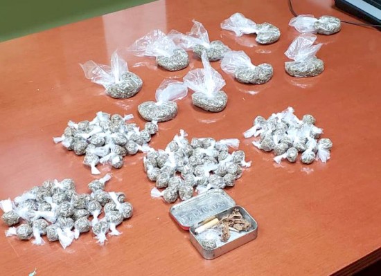 Several Packages of Ganja Recovered From Vehicle