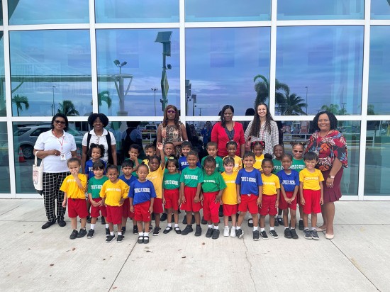 Triple C School Students Tour Airport Terminal Triple C School Students Tour Airport Terminal