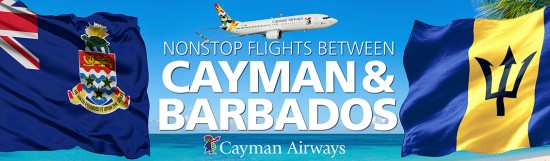 PREPARING FOR CAYMAN AIRWAYS INAUGURAL FLIGHT TO BARBADOS PREPARING FOR CAYMAN AIRWAYS INAUGURAL FLIGHT TO BARBADOS