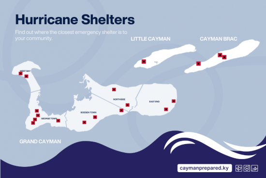 Shelters to open on Grand Cayman and the Sister Islands