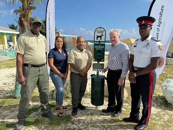 Department of Agriculture’s Animal Welfare & Control Unit and Public Works Launch Dog Waste Bin Initiative to Promote Cleaner Public Spaces in the Cay Department of Agriculture’s Animal Welfare & Control Unit and Public Works Launch Dog Waste Bin Initiative to Promote Cleaner Public Spaces in the Cay