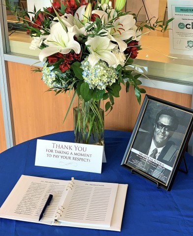 Condolence Books in Memory of John McLean, OBE, JP, MLA