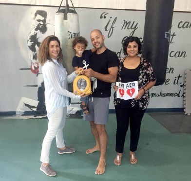 Cayman Heart Fund Donates AED to the Cayman Islands Boxing Association