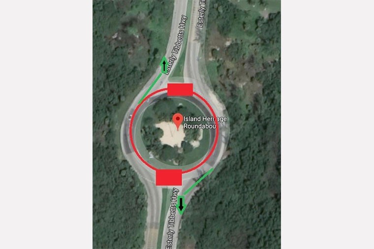 Island Heritage Roundabout Lane Closures