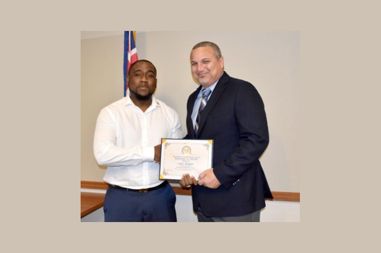 Joel Burke’s leadership applauded with EOM