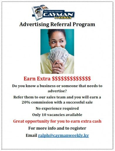 Cayman Weekly launches new referral program