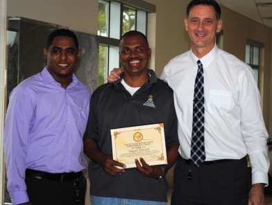 Fisher Wright hailed as CIG Employee of the Month