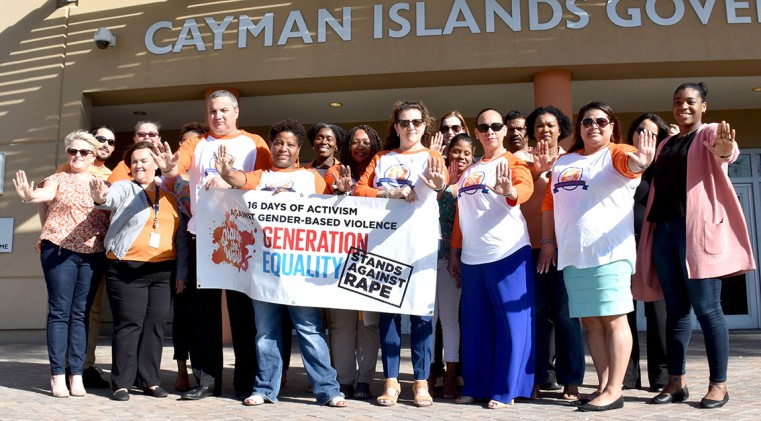 Public Campaigners Make A Colourful Stand Against GBV