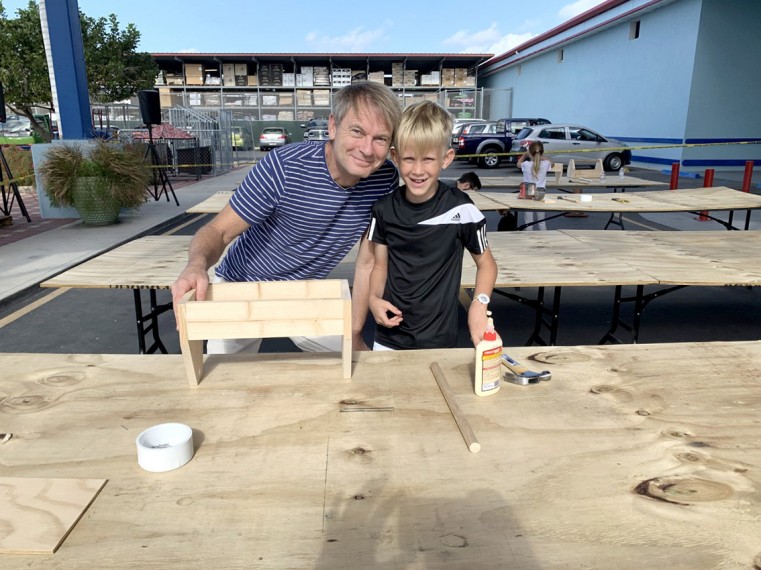 Fathers and Sons Bond and Build at A.L Thompsons