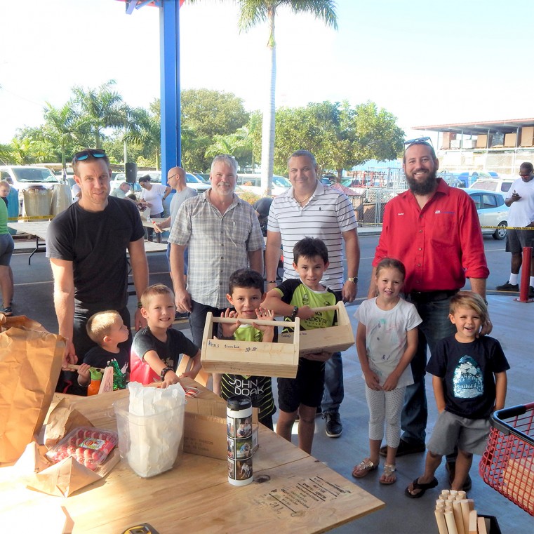 Fathers and Sons Bond and Build at A.L Thompsons
