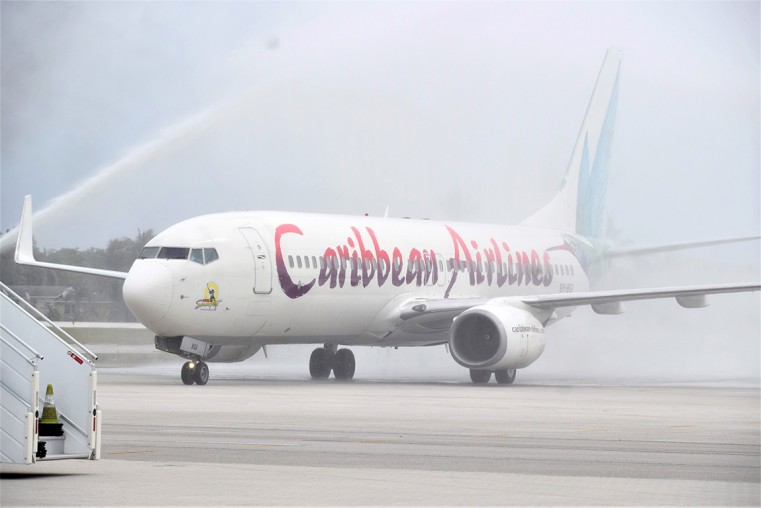 Caribbean Airlines arrives in Grand Cayman